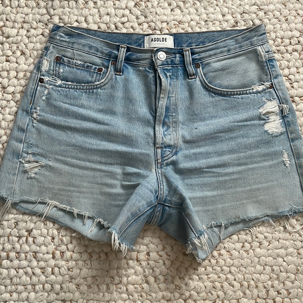 Agolde | Cut Off Jean Shorts | Size 27